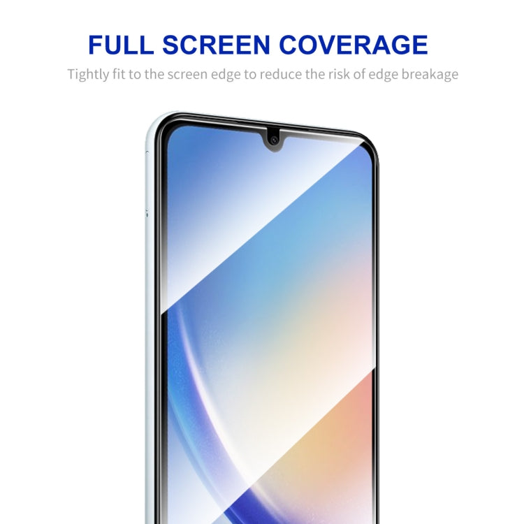 For Samsung Galaxy A34 5G / M34 / F34 10pcs ENKAY Hat-Prince Full Glue High Aluminum-silicon Tempered Glass Film by ENKAY