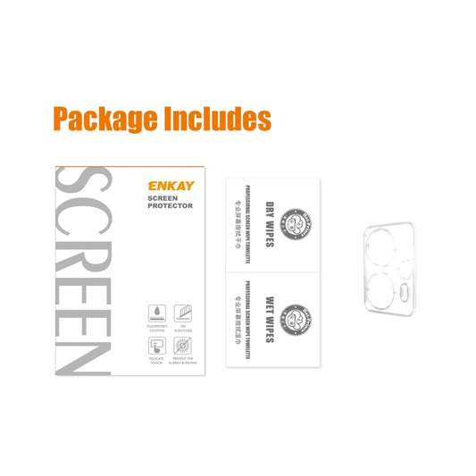 1pc For Motorola Moto G13 / G23 ENKAY Hat-Prince 9H Rear Camera Lens Tempered Glass Film by ENKAY