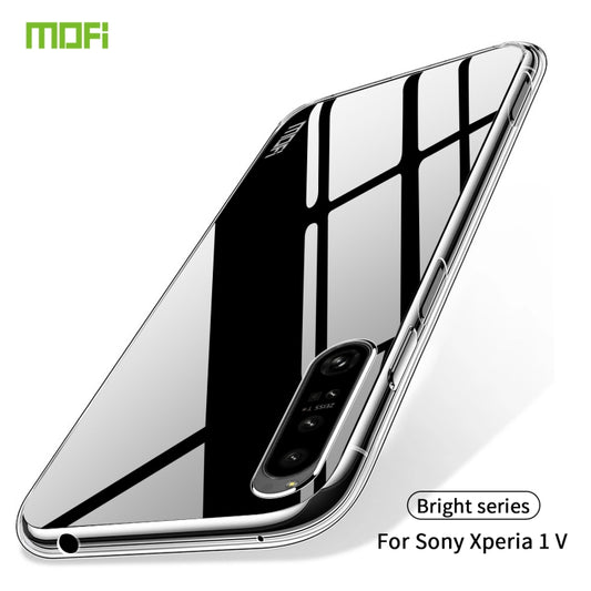 For Sony Xperia 1 V MOFI Ming Series Ultra-thin TPU Phone Case(Transparent) by MOFI