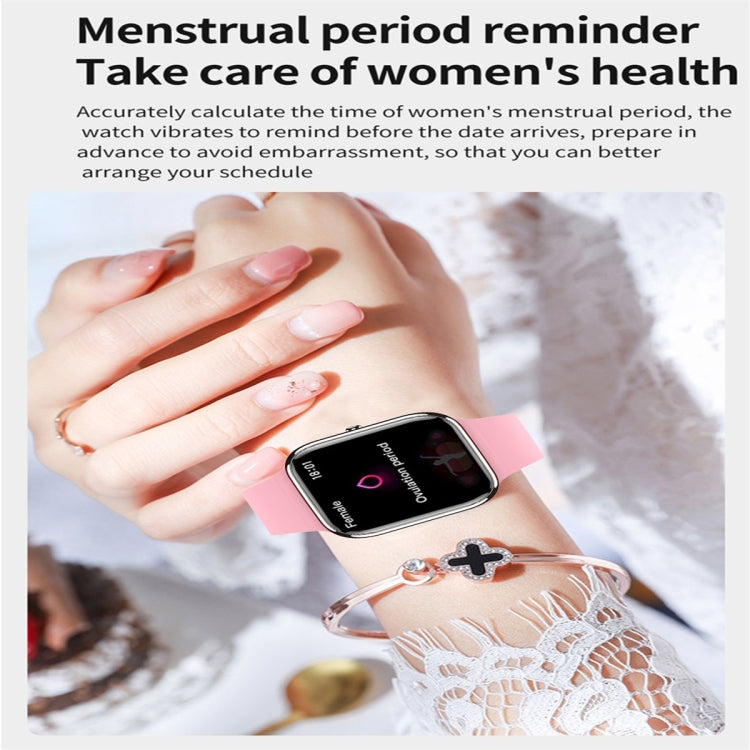 Y9 Pro 1.85 inch Color Screen Smart Watch,Support Heart Rate Monitoring / Blood Pressure Monitoring(Purple) by buy2fix