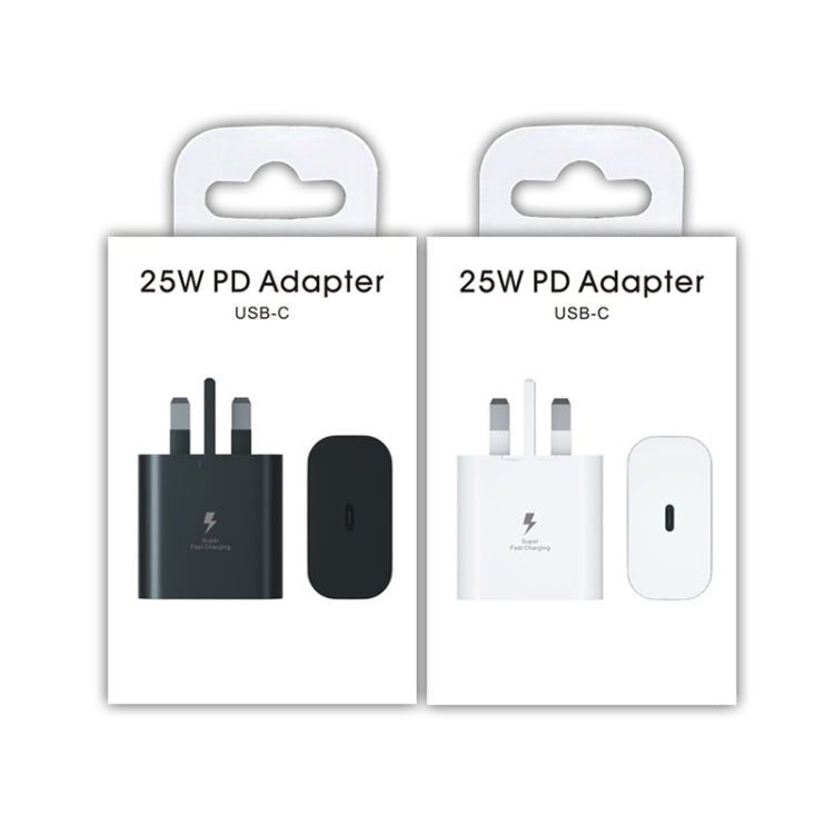 TA800 PD / PPS 25W Type-C Port Charger for Samsung, UK Plug(White) by buy2fix