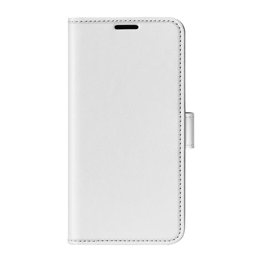 For OPPO A58 R64 Texture Horizontal Flip Leather Phone Case(White) by buy2fix