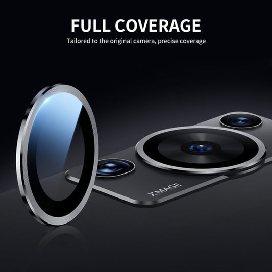 For HUAWEI P60 / P60 Pro / P60 Art ENKAY Hat-Prince 9H Rear Camera Lens Aluminium Alloy Tempered Glass Film(Green) by ENKAY