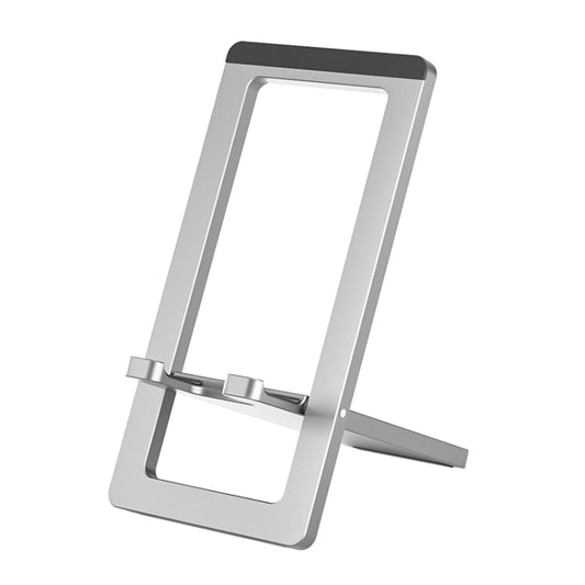 H18 Multifunctional Portable Phone Tablet Desktop Folding Stand(Silver) by buy2fix