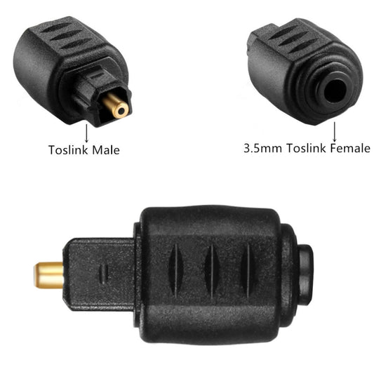 JUNSUNMAY Optical 3.5mm Female Mini Jack Plug to Digital Toslink Male Audio Adapter Connector by JUNSUNMAY