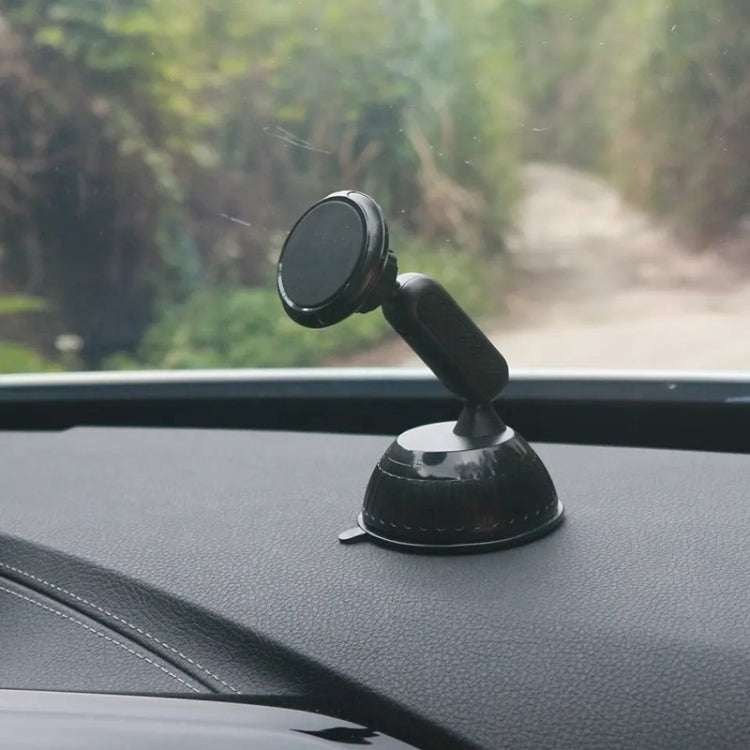 208-C Black 360 Degree Rotation Dashboard Windshield Magnetic Mobile Phone Car Holder by buy2fix