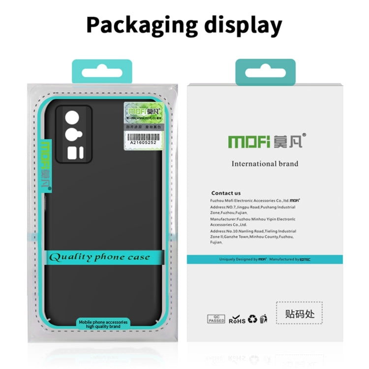 For Xiaomi Redmi K60E MOFI Frosted Ultra-thin PC Hard Case(Red) by MOFI