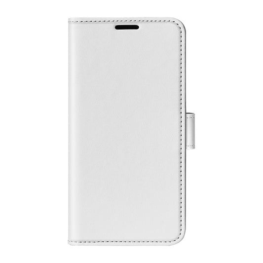 For Samsung Galaxy A24 4G / 5G R64 Texture Horizontal Flip Leather Phone Case(White) by buy2fix