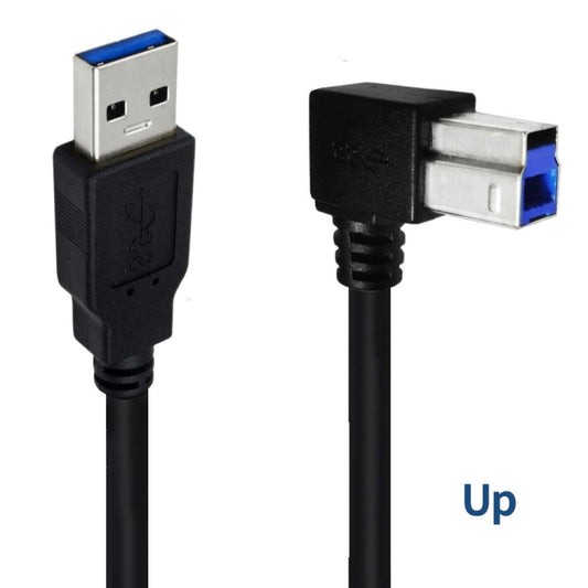 JUNSUNMAY USB 3.0 A Male to USB 3.0 B Male Adapter Cable Cord 1.6ft/0.5M for Docking Station, External Hard Drivers, Scanner, Printer and More(Up) by JUNSUNMAY