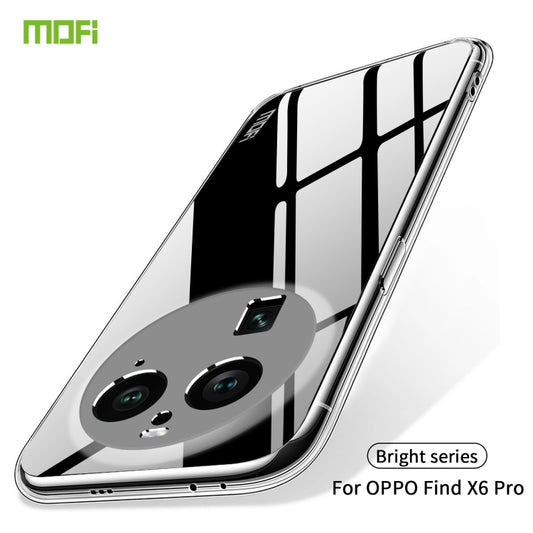 For OPPO Find X6 Pro MOFI Ming Series Ultra-thin TPU Phone Case(Transparent) by MOFI