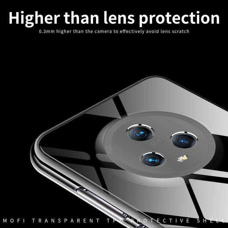 For Honor Magic5 MOFI Ming Series Ultra-thin TPU Phone Case(Transparent) by MOFI