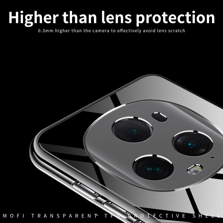 For Honor Magic5 Ultimate MOFI Ming Series Ultra-thin TPU Phone Case(Transparent) by MOFI
