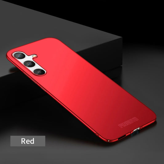 For Samsung Galaxy A54 5G PINWUYO Magnetic Magsafe Frosted PC Ultra-thin Hard Phone Case(Red) by PINWUYO