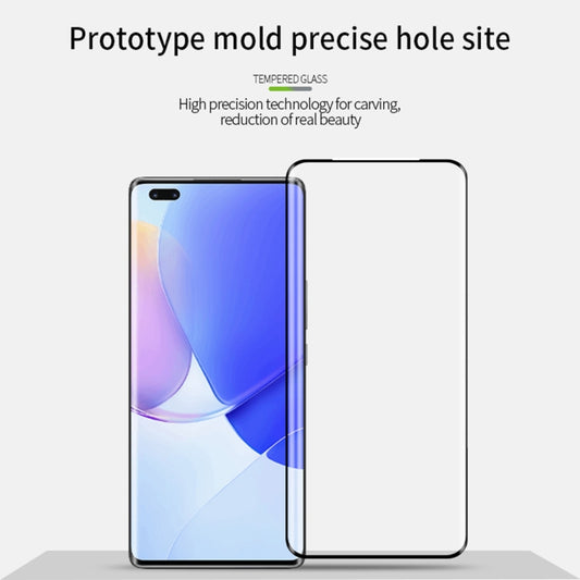 For Huawei nova 11 Ultra MOFI 9H 3D Explosion-proof Hot Bending Full Screen Tempered Glass Film(Black) by MOFI