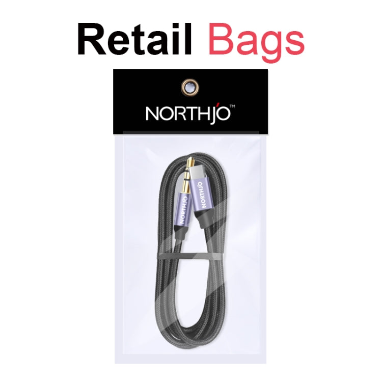 NORTHJO UTM03 Type-C to 3.5mm Audio Aux Jack Headphone Cable, Length:0.5m by NORTHJO