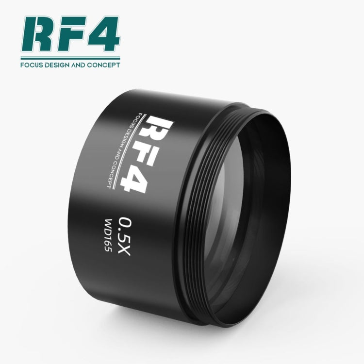 Ten-fold With Scale Microscope Wide-angle Eyepiece, RF4 0.5X microscope multiplier lens:600 by buy2fix