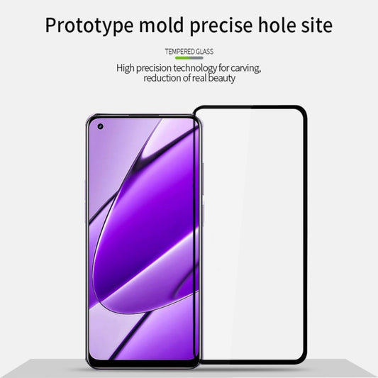 For Realme 11 4G PINWUYO 9H 2.5D Full Screen Tempered Glass Film(Black) by PINWUYO
