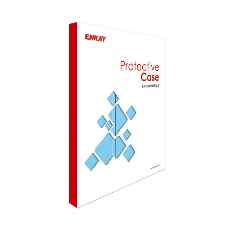 For Amazon Fire Max 11 ENKAY Tri-fold Custer Texture Leather Smart Tablet Case(Black) by ENKAY