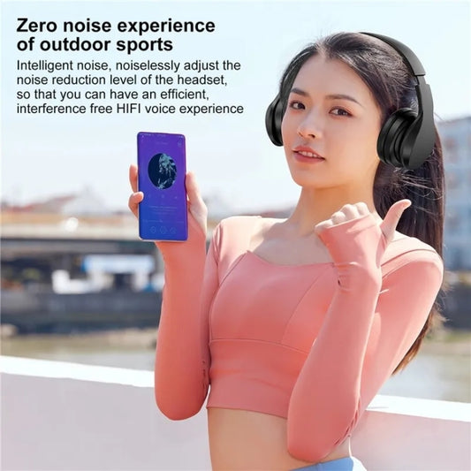 OY712 For Computer Mobile Phone Headset Bass Gaming Noise Cancelling Bluetooth Wireless Headphone by buy2fix