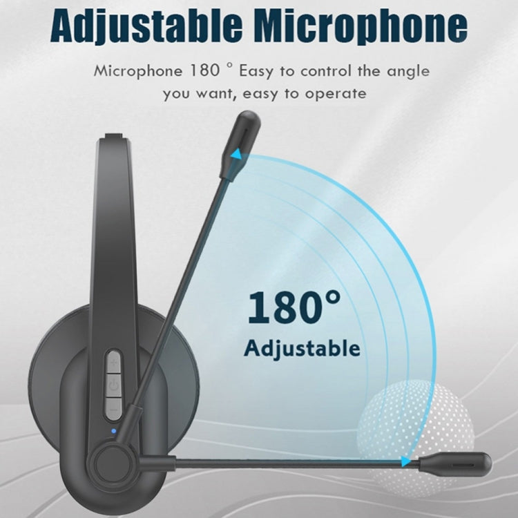 OY631 Bluetooth Noise Cancelling Single Ear Wireless Headphone With Microphone by buy2fix