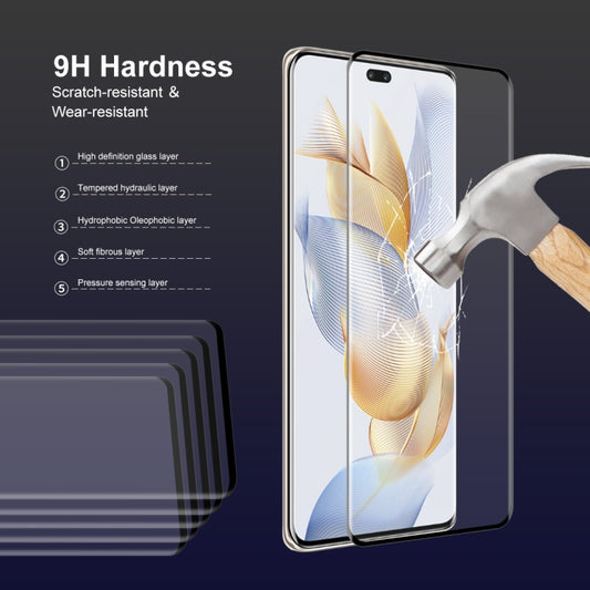 For Honor 90 Pro ENKAY Hat-Prince 3D Curved Full Glue High Sense Tempered Glass Film by ENKAY