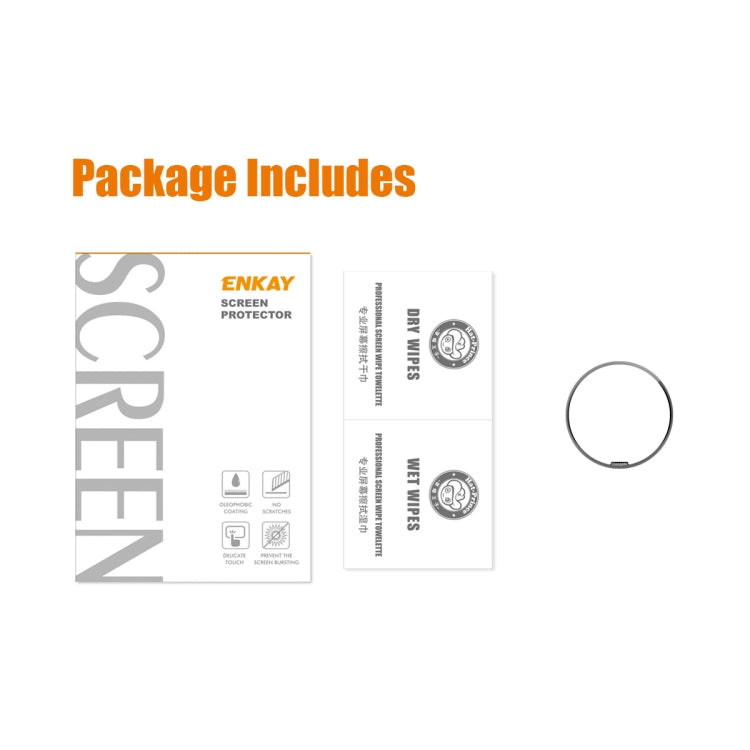 For Garmin Epix Pro Gen 2 47mm ENKAY 3D Full Coverage Soft PC Edge PMMA HD Screen Protector Film by ENKAY