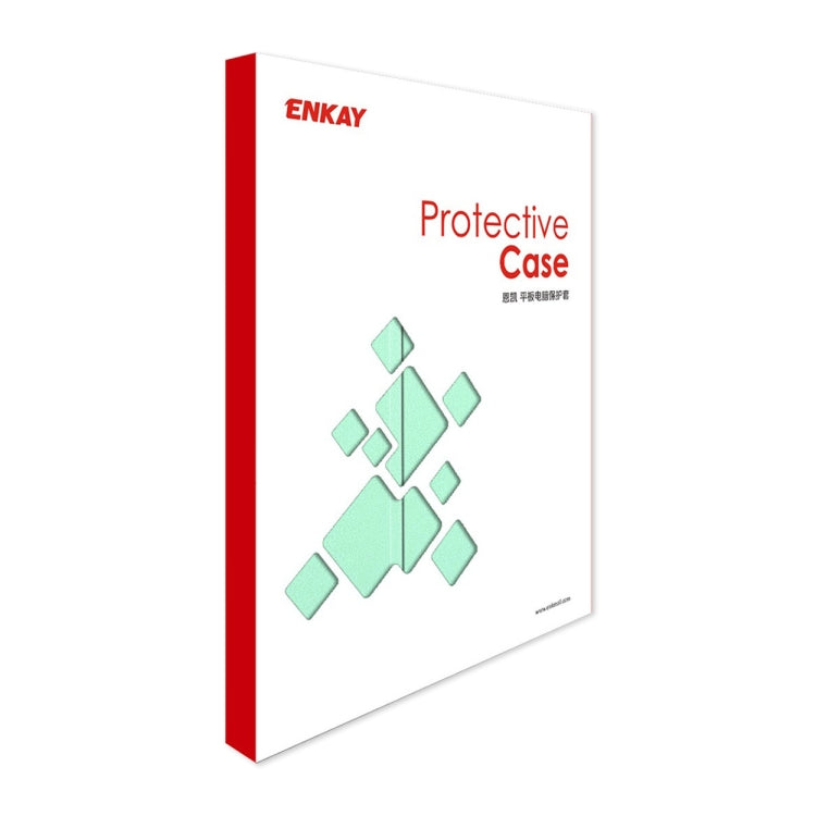 For Samsung Galaxy Tab S9 ENKAY Tri-fold Custer Leather TPU Bottom Smart Case with Pen Slot(Black) by ENKAY