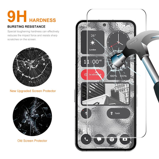 For Nothing Phone 2 2pcs ENKAY 0.26mm 9H 2.5D High Aluminum-silicon Tempered Glass Film by ENKAY