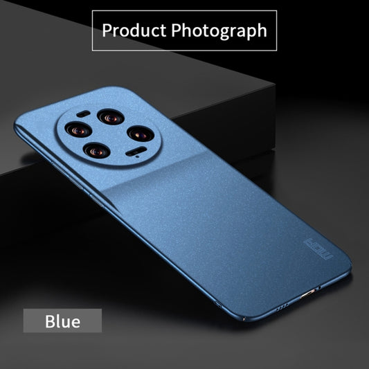 For Xiaomi 13 Ultra MOFI Fandun Series Frosted PC Ultra-thin All-inclusive Phone Case(Blue) by MOFI