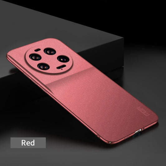 For Xiaomi 13 Ultra MOFI Fandun Series Frosted PC Ultra-thin All-inclusive Phone Case(Red) by MOFI