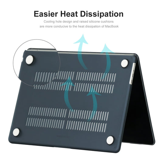 For MacBook Air 15.3 A2941 ENKAY EU Version 3 in 1 Matte Protective Case with TPU Keyboard Film & Anti-dust Plugs(Light Green) by ENKAY