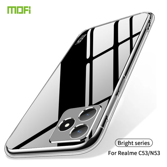 For Realme C53 / Narzo N53 MOFI Ming Series Ultra-thin TPU Phone Case(Transparent) by MOFI