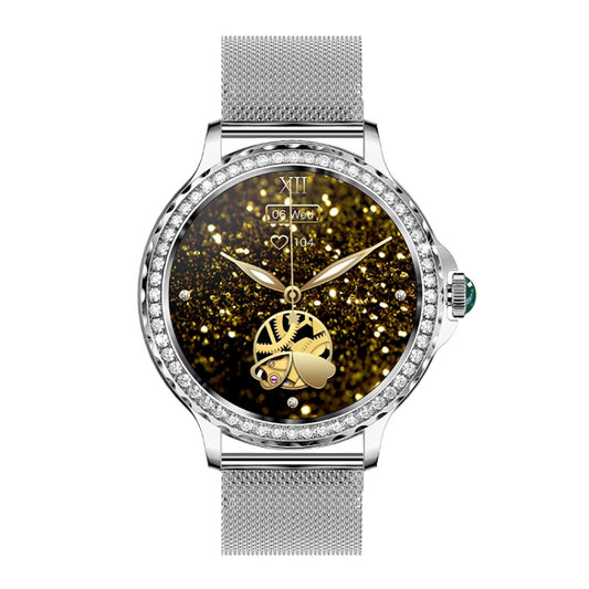 NX19 1.3 inch IP68 Waterproof Color Screen Smart Watch,Support Heart Rate / Blood Pressure / Blood Oxygen Monitoring(Silver) by buy2fix