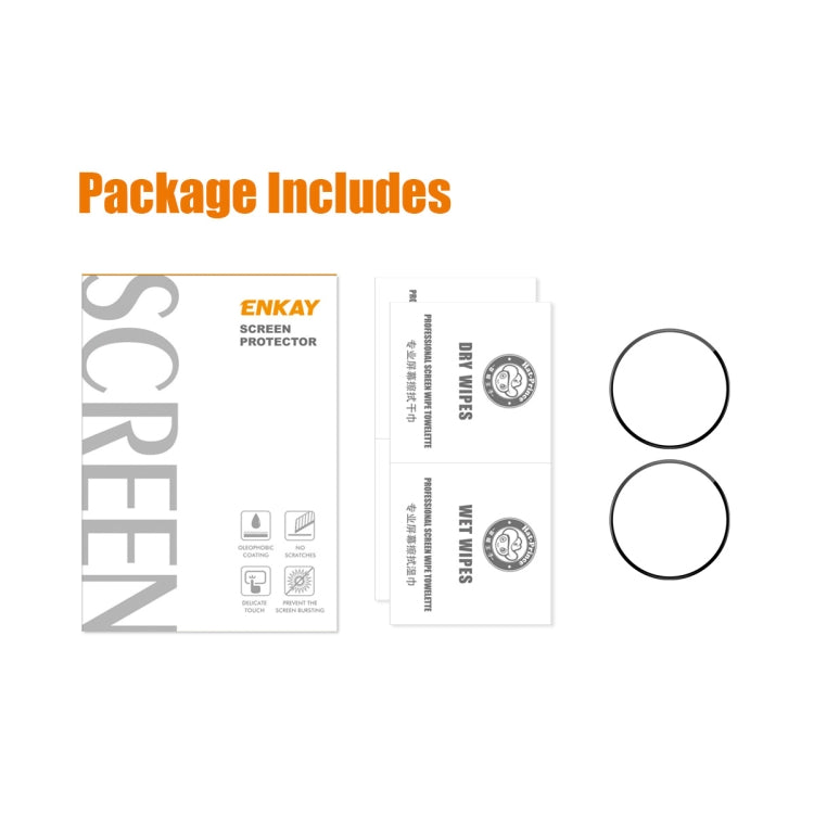 For Samsung Galaxy Watch6 Classic / Ultra 47mm 2pcs ENKAY 3D Full Coverage Soft PC Edge PMMA HD Screen Film by ENKAY