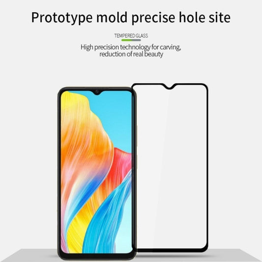 For OPPO A38 PINWUYO 9H 2.5D Full Screen Tempered Glass Film(Black) by PINWUYO