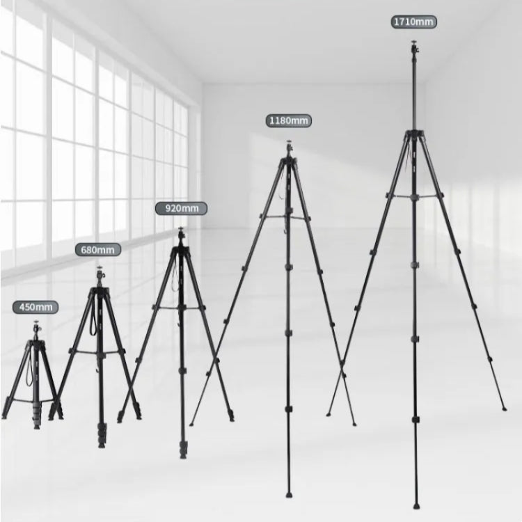 JMARY KP2208 Photography Live Streaming 1.7m Fill Light Camera Metal Tripod Holder by Jmary