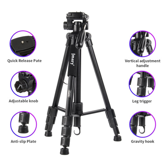 JMARY KP2254 Three colors are available Cell Phone SLR Outdoor Photography Tripod Stand(Blue) by Jmary