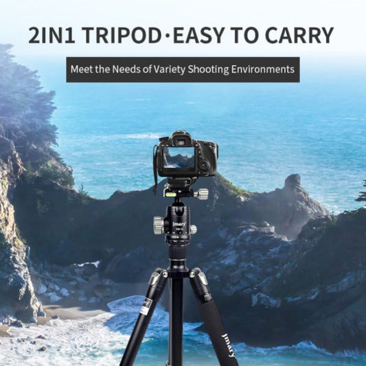 JMARY KT255+NB36 Aluminum Alloy Outdoor Shooting Tripod Detachable SLR Camera Tripod by Jmary