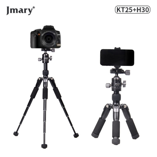 JMARY KT25+H30 For Selfie Live Streaming Lightweight Portable Desktop Mini Tripod Set by Jmary