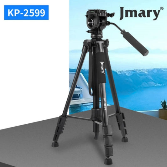 JMARY KP2599 SLR Camera Phone Live Streaming Outdoor Photography Aluminum Tripod by Jmary