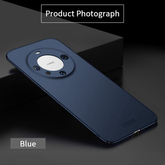 For Huawei Mate 60 Pro MOFI Micro-Frosted PC Ultra-thin Hard Phone Case(Blue) by MOFI