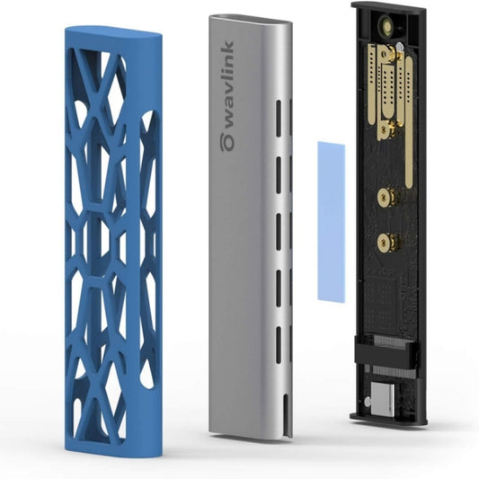 Wavlink ST338C M.2 NVMe SSD PCIE UASP M Key NGFF SATA USB-C SDD Hard Disk Box Adapter by WAVLINK