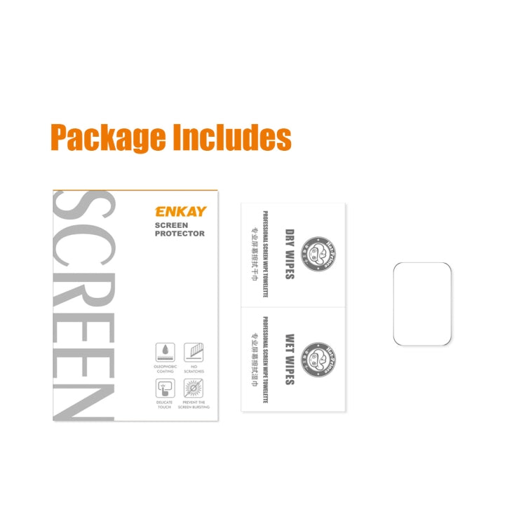 For Xiaomi Mi Band 8 Pro ENKAY 0.2mm 9H Tempered Glass Screen Protector Watch Film by ENKAY