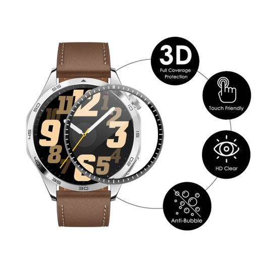 For Huawei Watch GT 4 46mm 5pcs ENKAY 3D Full Coverage Soft PC Edge PMMA HD Screen Film by ENKAY