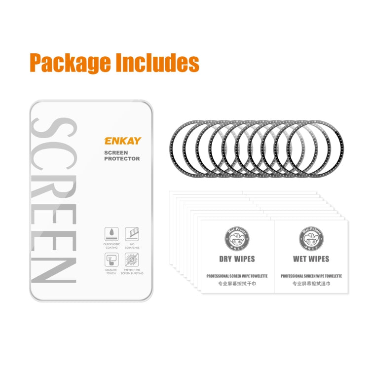 For Huawei Watch GT 4 46mm 10pcs ENKAY 3D Full Coverage Soft PC Edge PMMA HD Screen Film by ENKAY