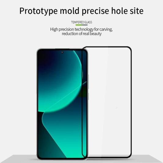 For Xiaomi 13T / 13T Pro PINWUYO 9H 3D Full Screen Explosion-proof Tempered Glass Film(Black) by PINWUYO
