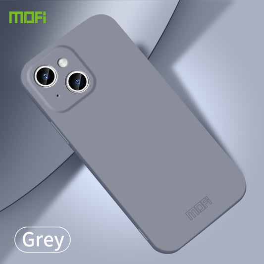 For iPhone 14 MOFI Qin Series Skin Feel All-inclusive PC Phone Case(Gray) by MOFI