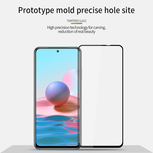 For Motorola Moto G84 MOFI 9H 2.5D Full Screen Tempered Glass Film(Black) by MOFI