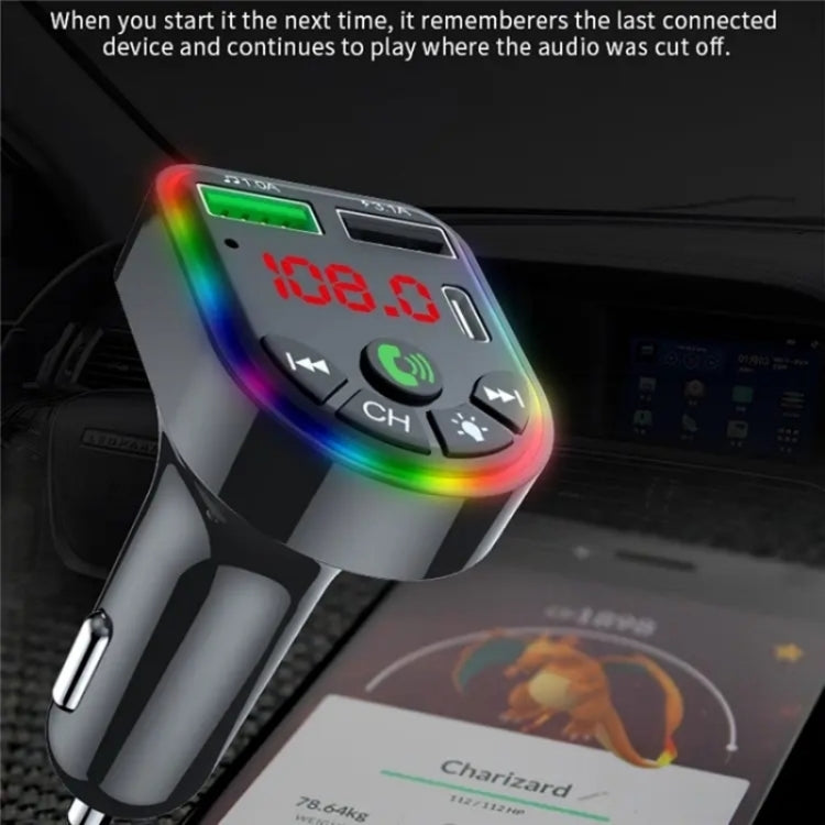 F20 Car MP3 Player PD + Fast USB Charger Handsfree Bluetooth FM Transmitter Car Kit Adapter by buy2fix