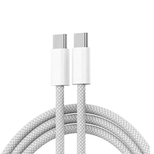 XJ-98 2pcs 1m 35W USB-C / Type-C to Type-C Fast Charging Data Cable by buy2fix
